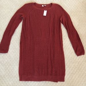 Fall Orange Anthropologie Sweater